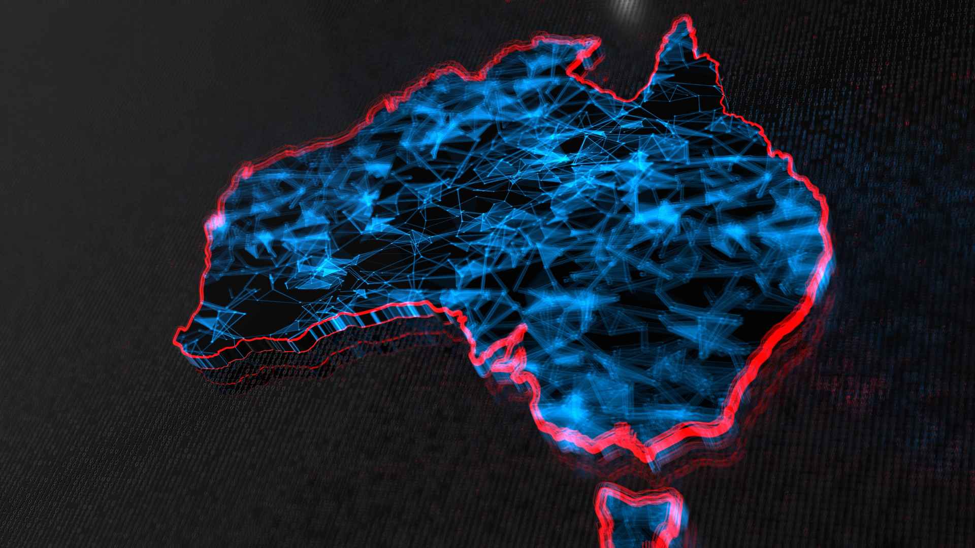 cybersecurity in australia image of map