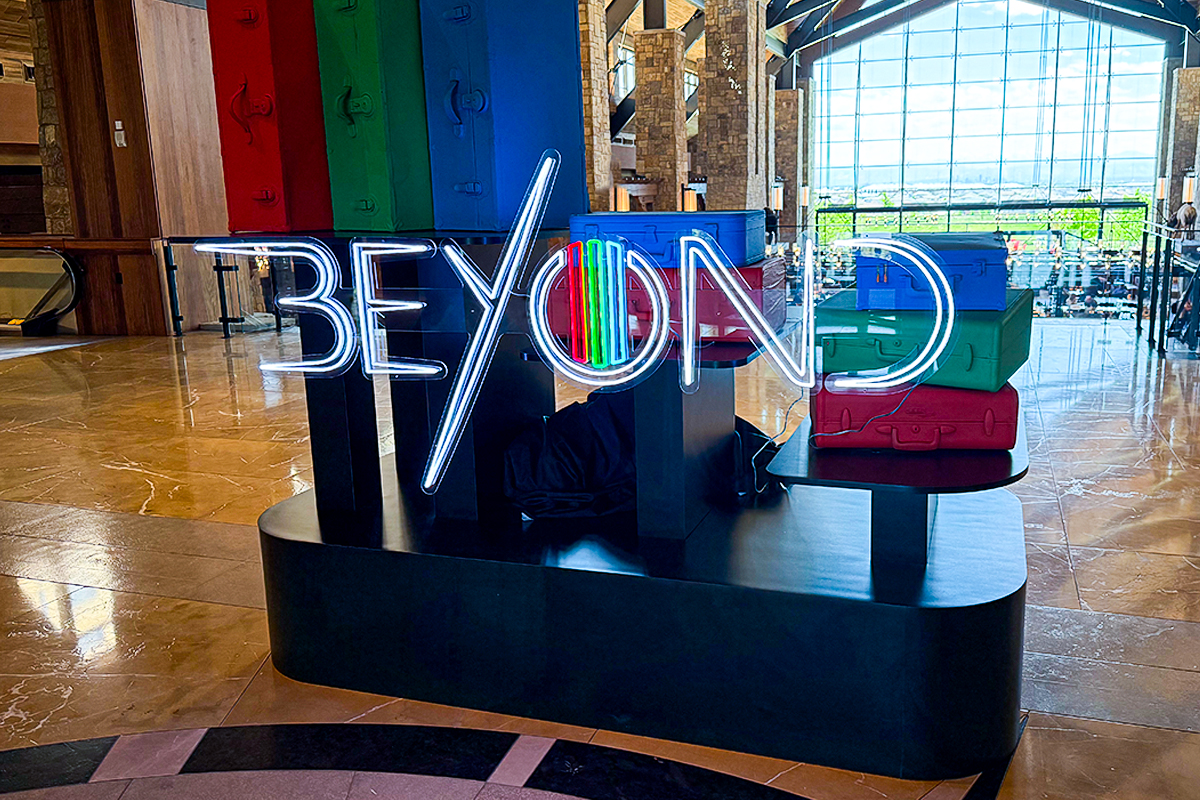 pax8 beyond signage at venue